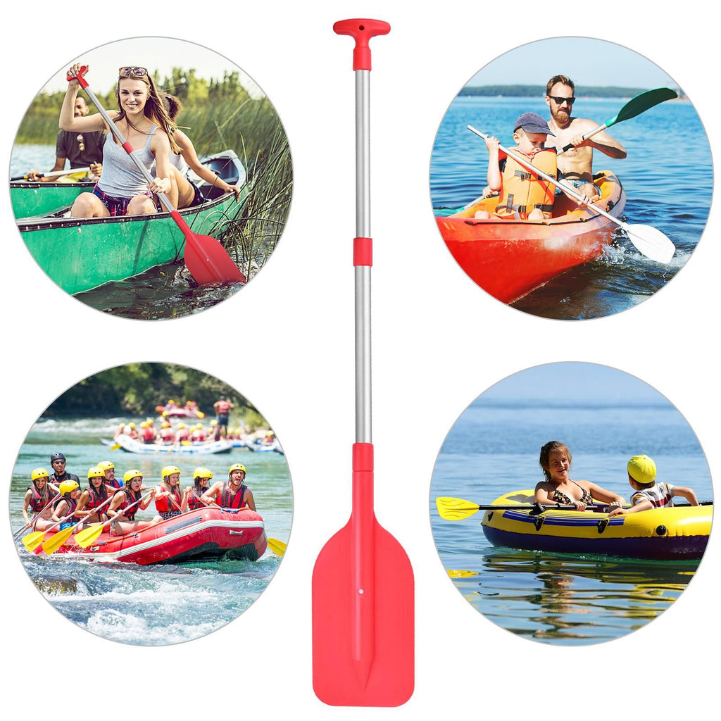 Collapsible Telescopic Mini Boat Paddle, Portable Adjustable Kayak Paddle Black