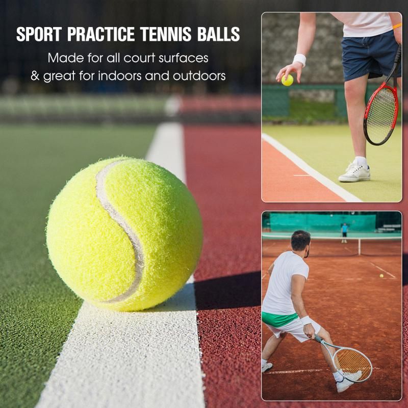12 Pack Soft Training Tennis Balls, Low Pressure Pract Balls for Daily Training - Pink