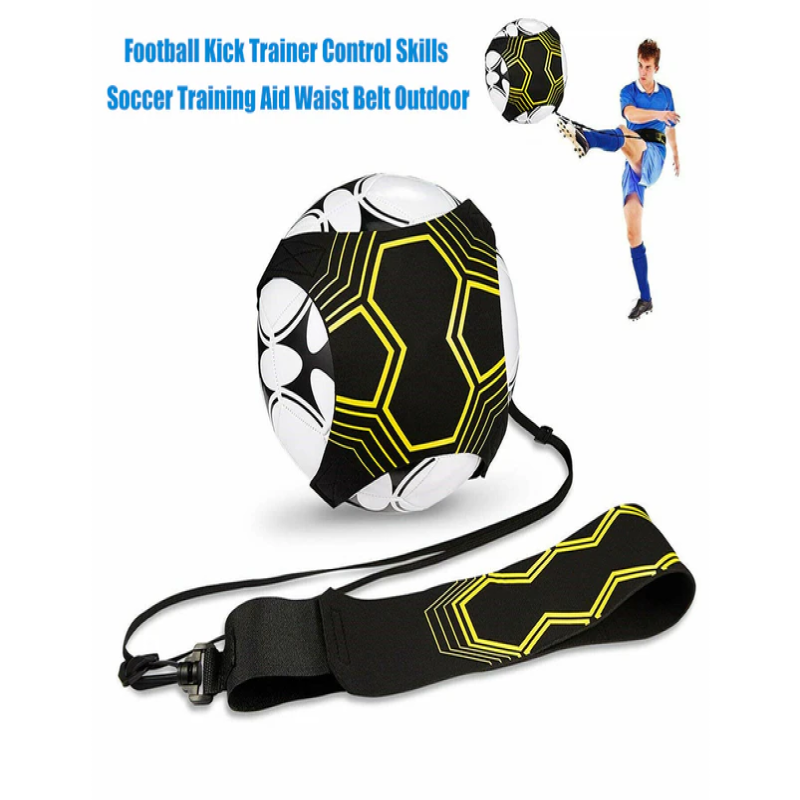 Adjustable Football Kick Trainer, Soccer Kicker Training Aid Waist Belt