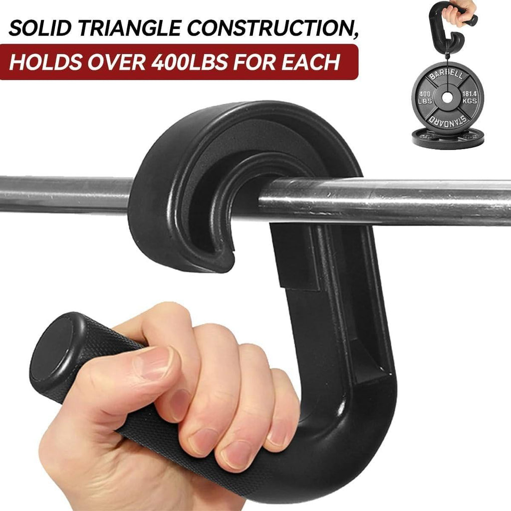 1 Pair Neutral Grip Pull Up Handles Ergonomic 45 90 Degree Barbell Grips Black