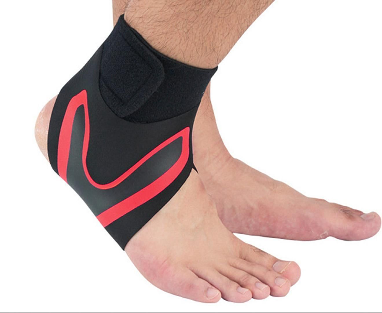 A Pair of Sports Ankle Sleeve Compression Anti-sprain Protection Socks Outdoor Sports Climbing Equipment-Green S