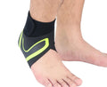 A Pair of Sports Ankle Sleeve Compression Anti-sprain Protection Socks Outdoor Sports Climbing Equipment-Green M