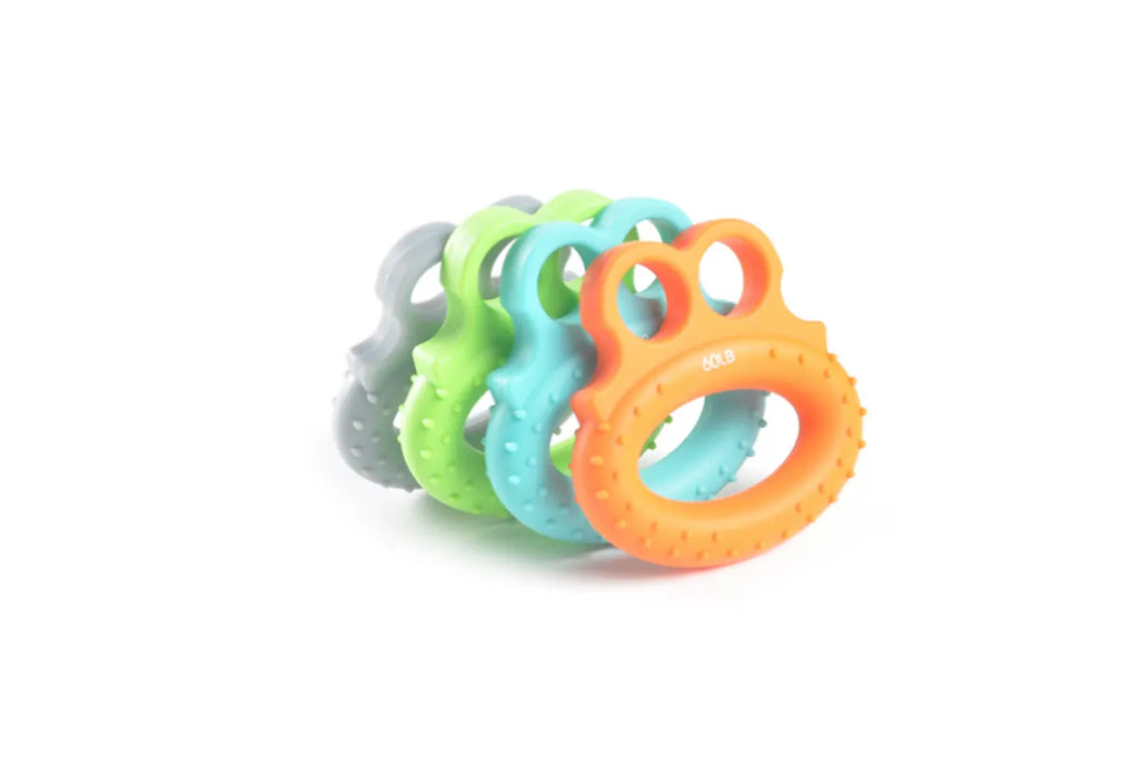 Strength Trainer Frog Points Finger Grip Ring Hand Grip Finger Strengtheners Orange 60Lb