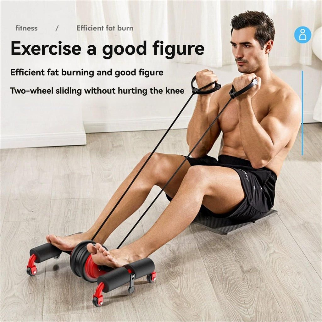 Ab Wheel Detachable Ab Wheel Sit-Up Assistor Multi-Functional Home Fitness Equipment Suitable Blue