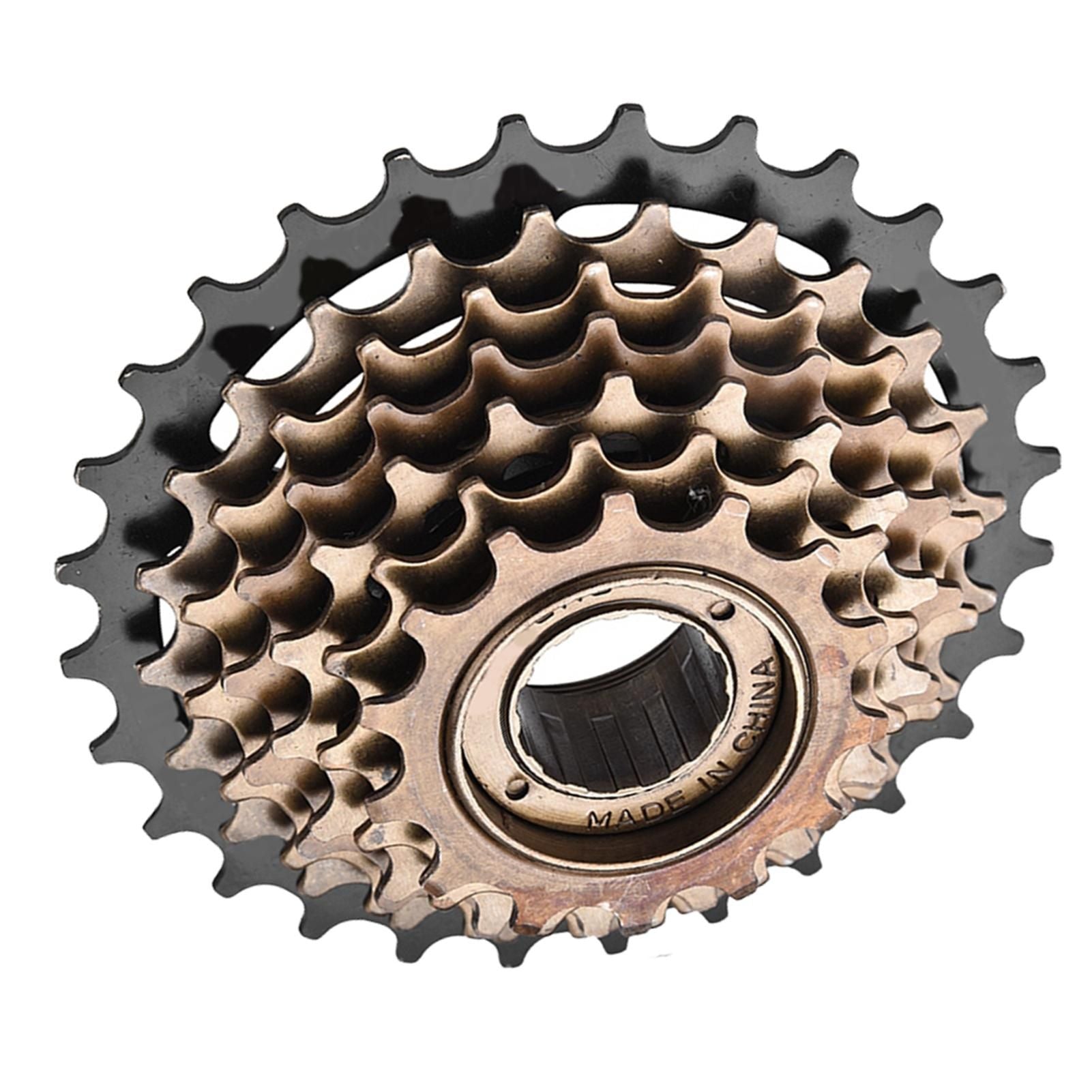 Bicycle Freewheel 7 Speed Sprocket Cassette - Replacement Gear for Mountain Bikes