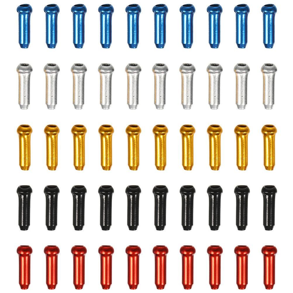 100pcs Brake Cable End Caps Brake Cable Tail Caps Bike Brake Cable End Covers Bike Accessories