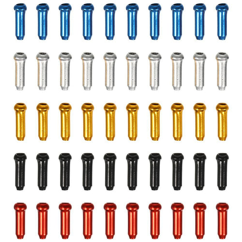 100pcs Brake Cable End Caps Brake Cable Tail Caps Bike Brake Cable End Covers Bike Accessories