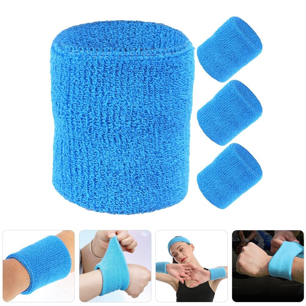 2 Pairs of Golf Wrist Sweatbands Wrist Sweatbands Protective Sports Wrist Guards