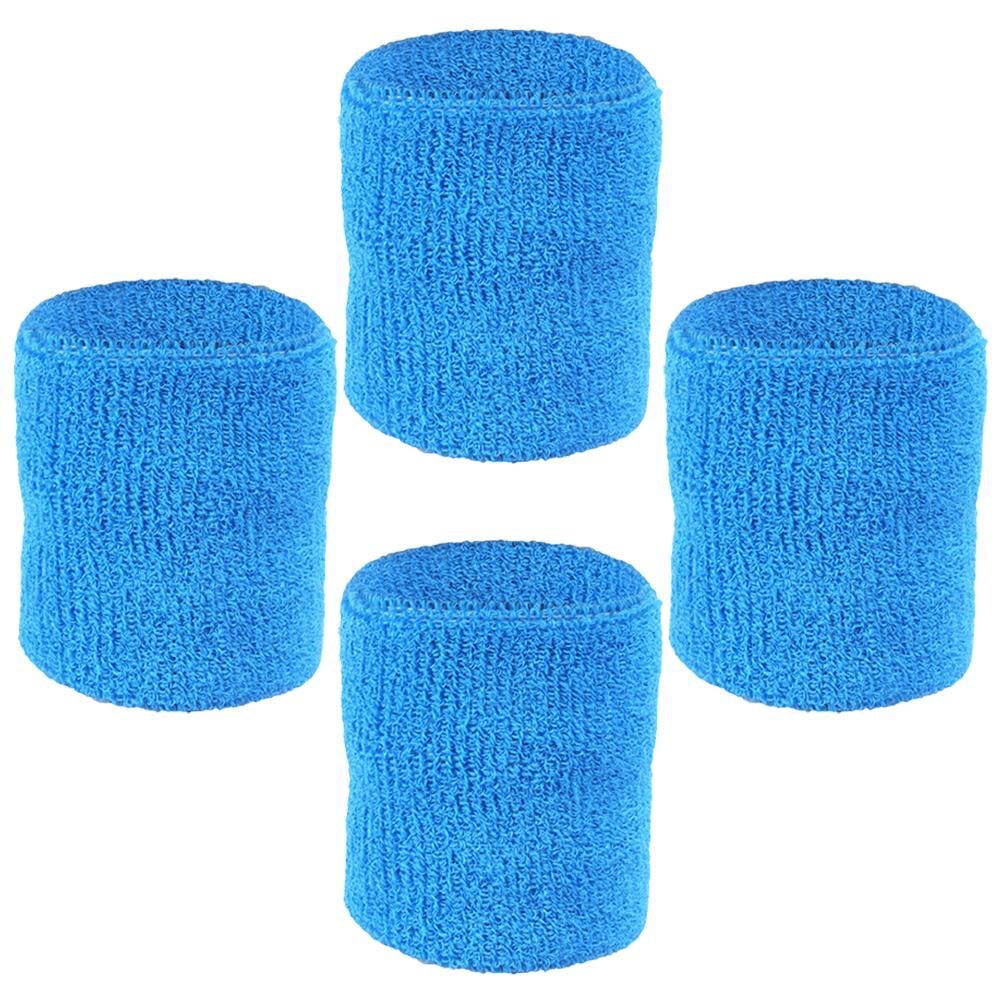2 Pairs of Golf Wrist Sweatbands Wrist Sweatbands Protective Sports Wrist Guards