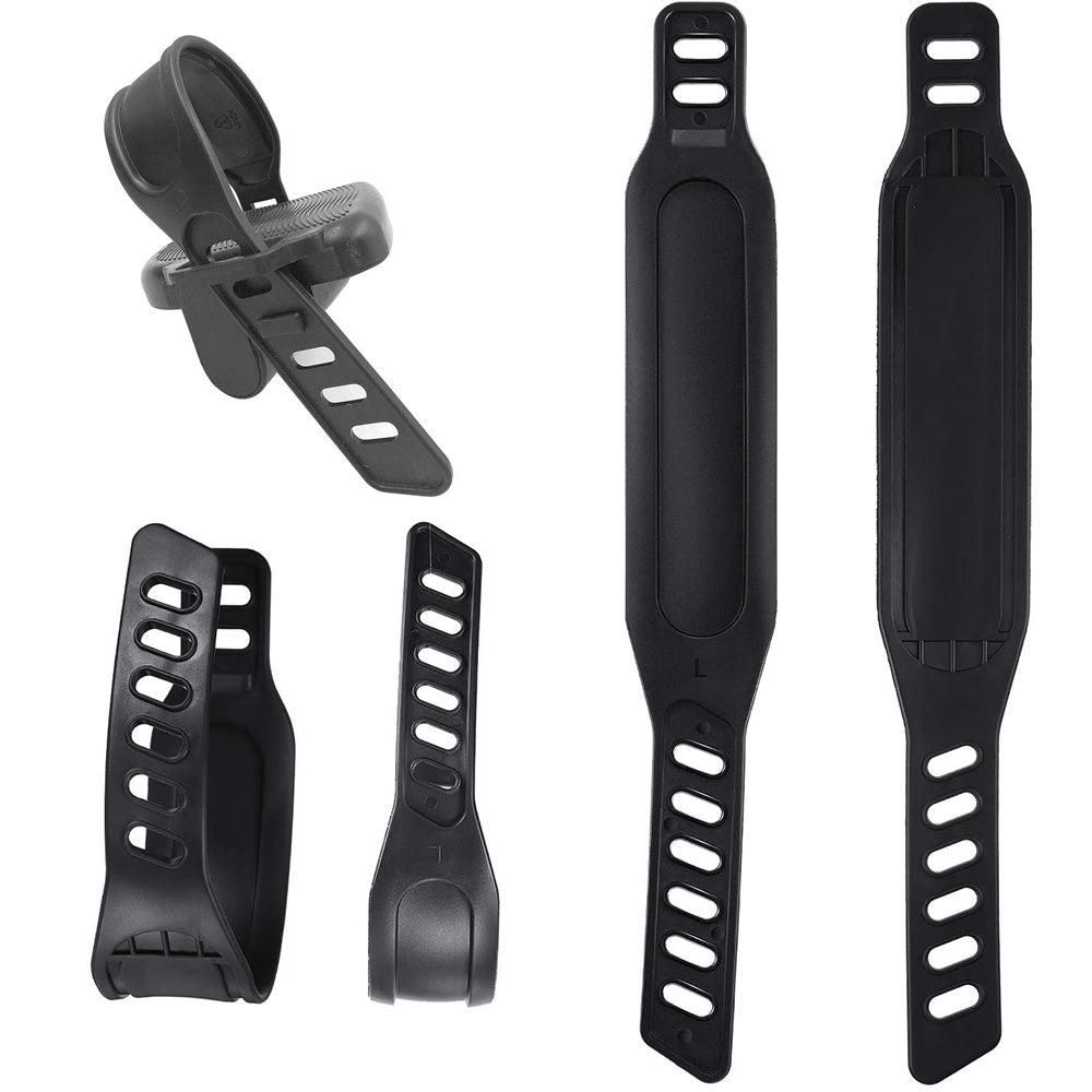 2 Pairs Bike Pedal Straps Foot Retainers for Indoor and Outdoor Cycling