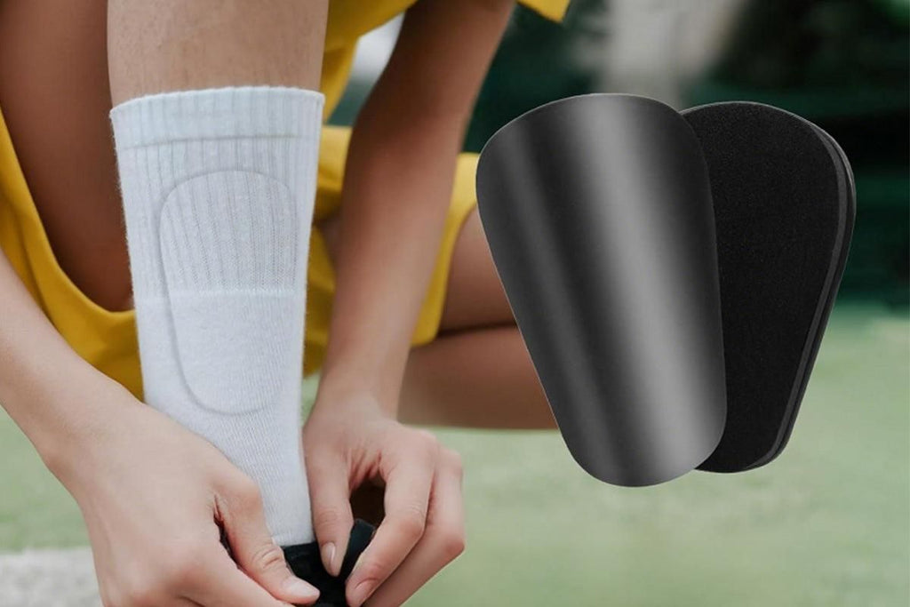 1 Pair Soccer Shin Guards Protective Leg Pads - L