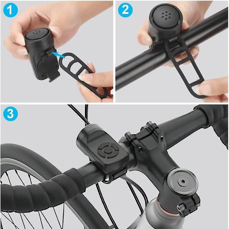 Waterproof bicycle horn electronic bicycle bell 140db bicycle horn