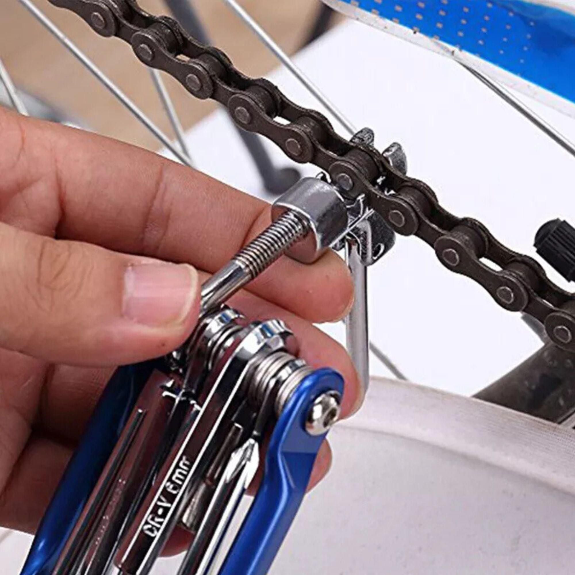 Portable Bicycle Chain Breaker Tool Multi-function Bike Repair Kit Extractor