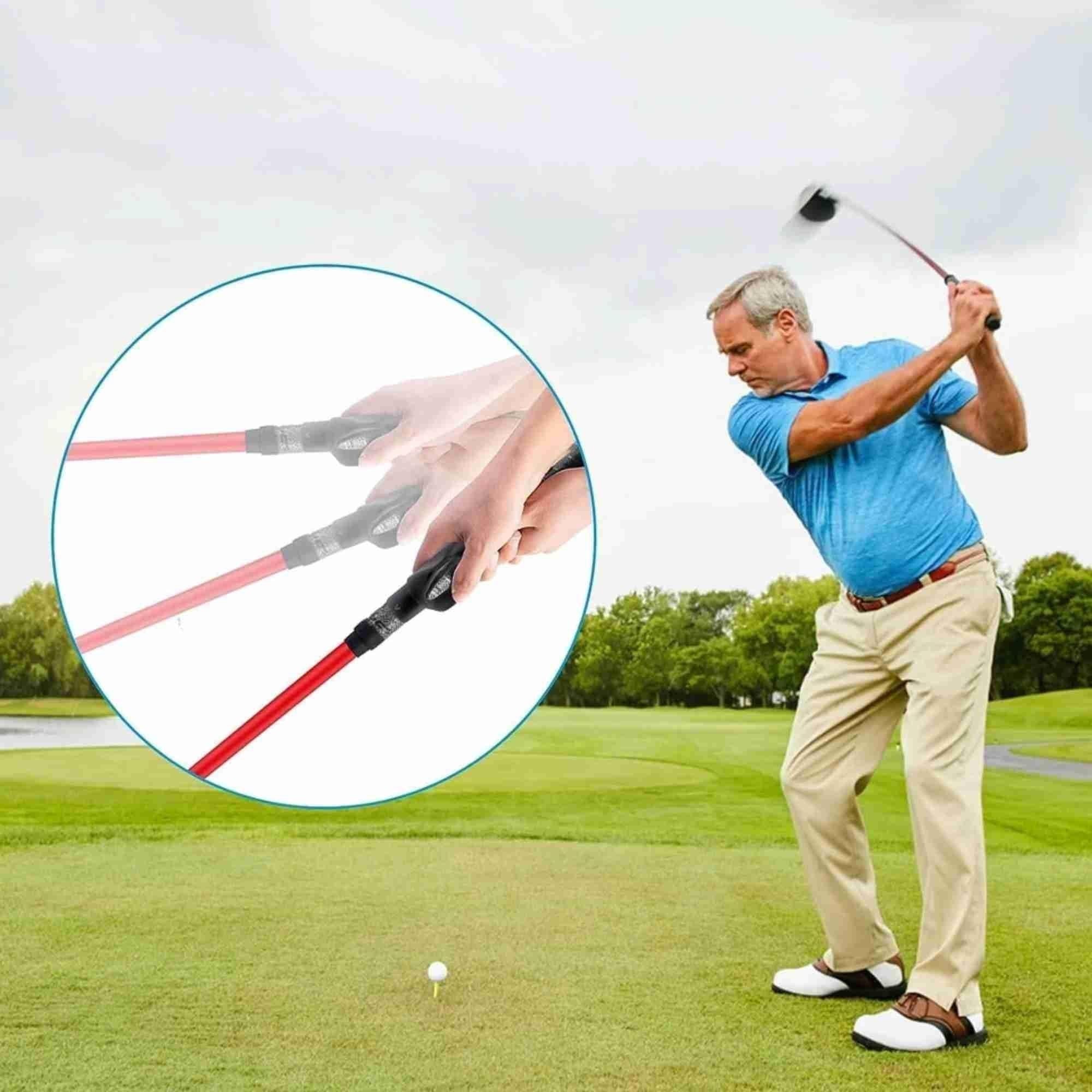 Golf Club Grip Training Aid Posture Correcting Device Comfortable Grip