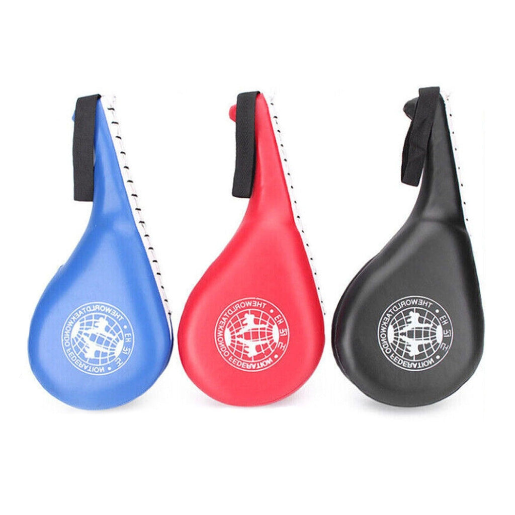 Kickboxing Training Pad Double Kick Taekwondo Design - Black