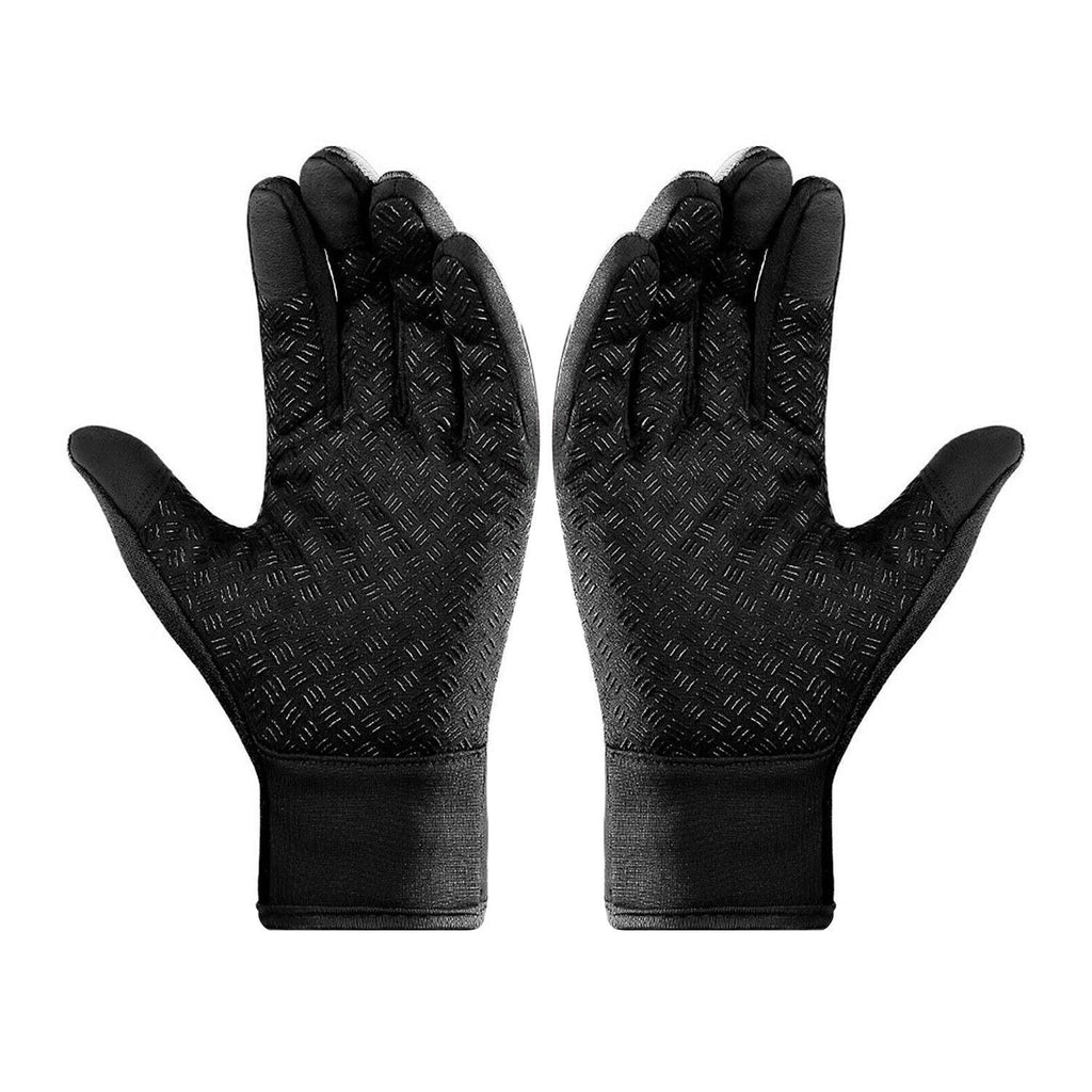 Touch Screen Snow Cycling Hand Gloves - Black XL