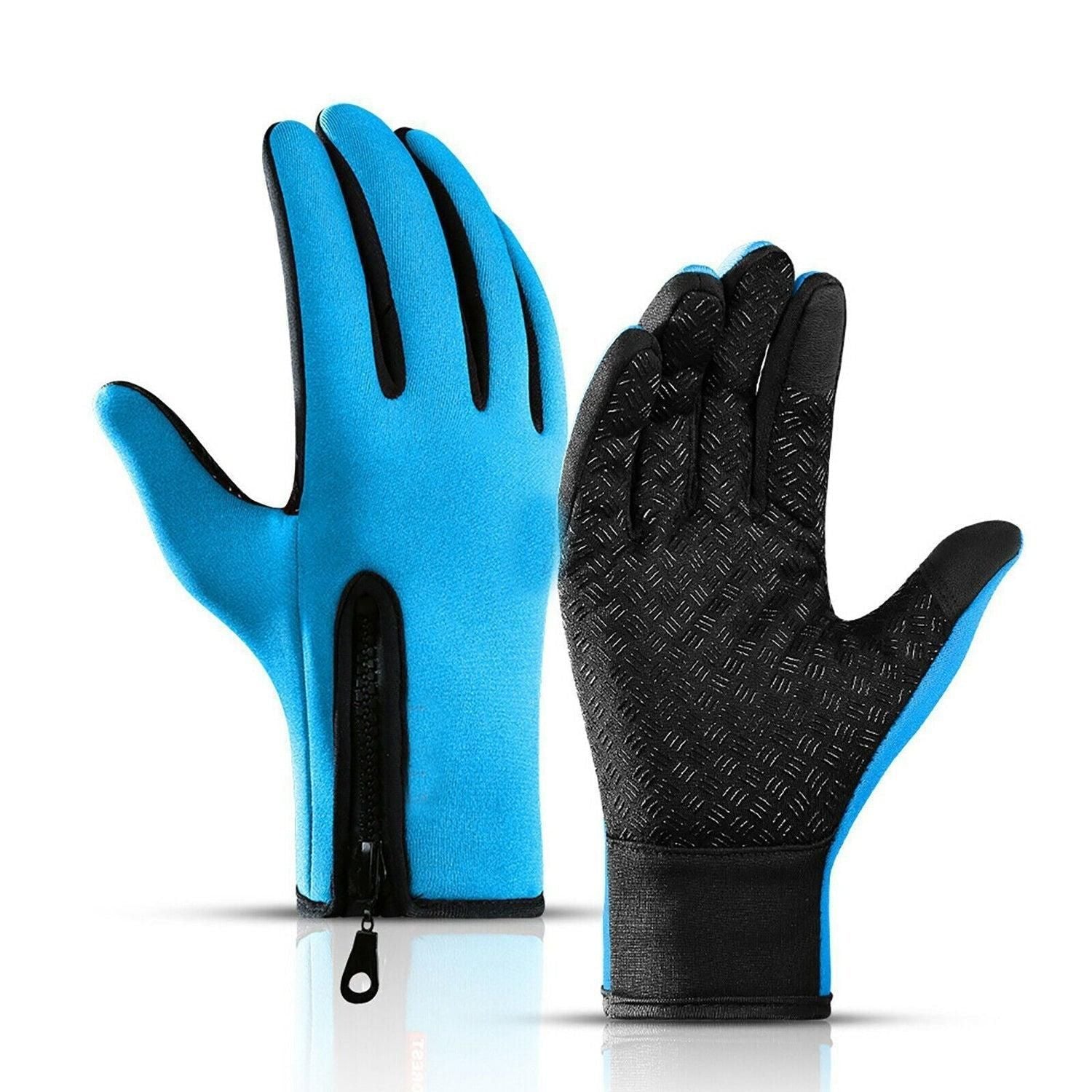 Touch Screen Snow Cycling Hand Gloves - Pink S