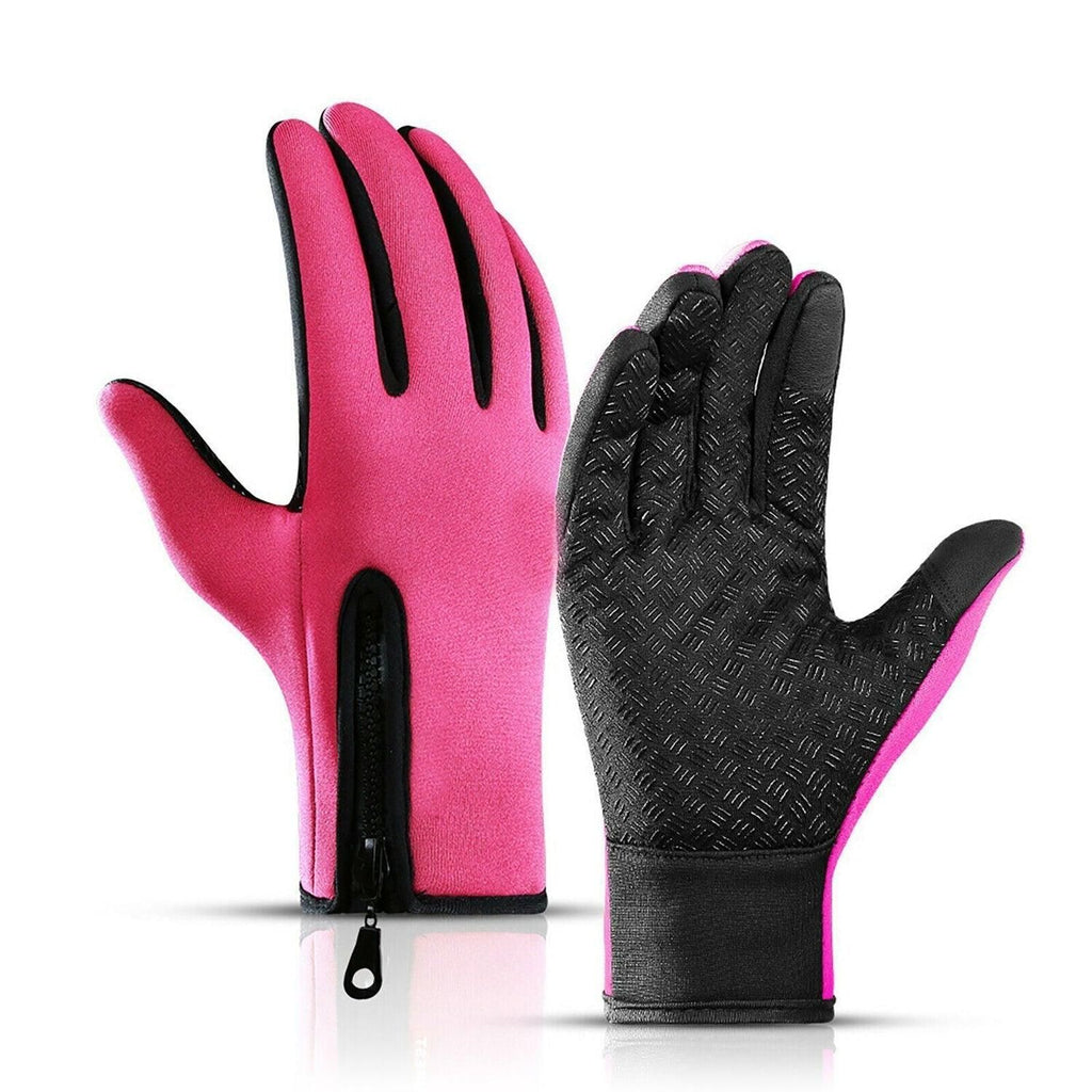 Touch Screen Snow Cycling Hand Gloves - Blue XL