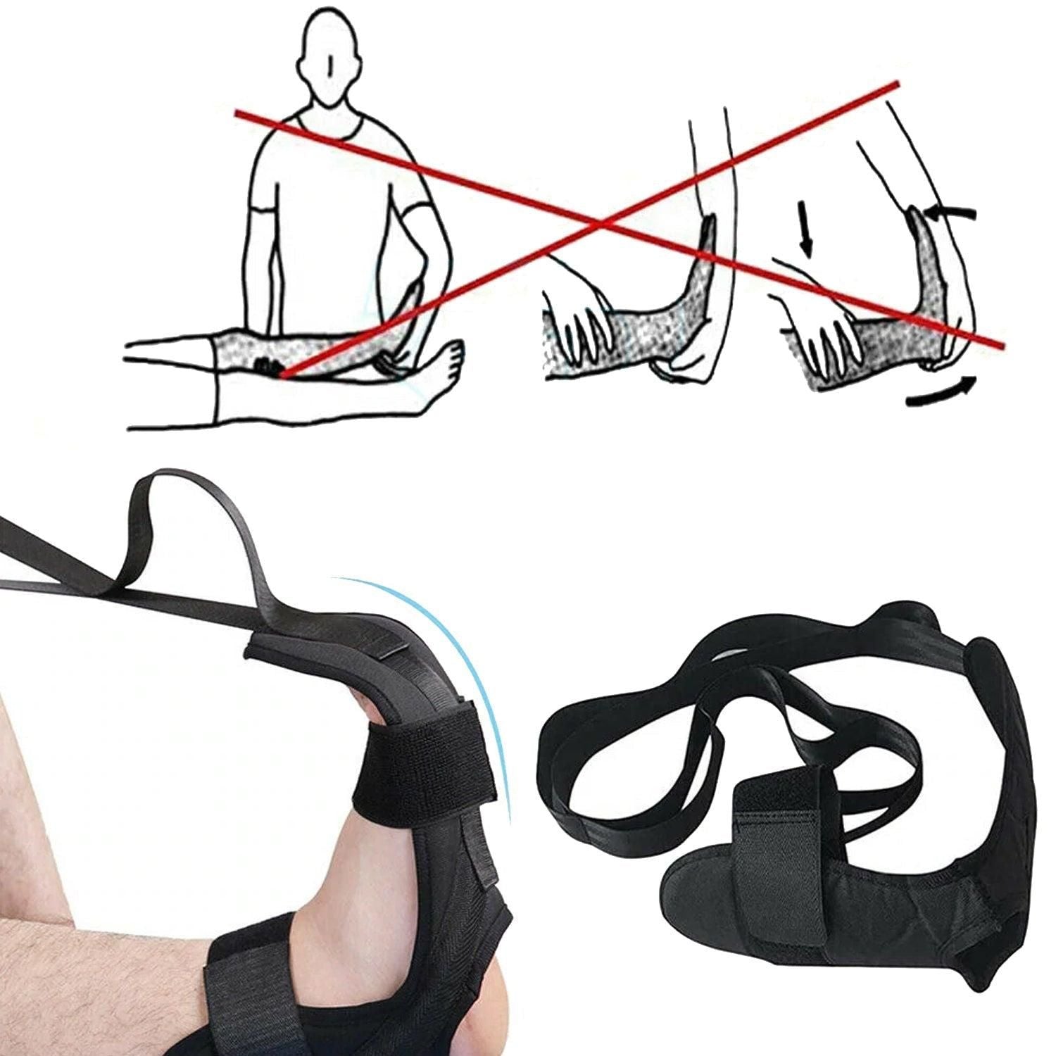 Home Yoga and Pillates Ligament Belt Band Strap