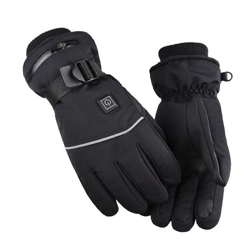 4000ma lithium battery heated gloves, three-speed temperature control, suitable for winter warm riding, skiing and motorcycle