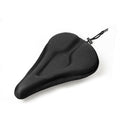 Cycling Seat Cover Silicone Thick Gel Bike Bicycle Saddle Cushion Pad Comfort AU-Black