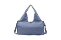 Gym Tote Bag with Shoe Compartment and Wet Dry Storage Pockets for Women Travel Duffel Bag Yoga Gym Bags with Yoga Mat Holder -Blue