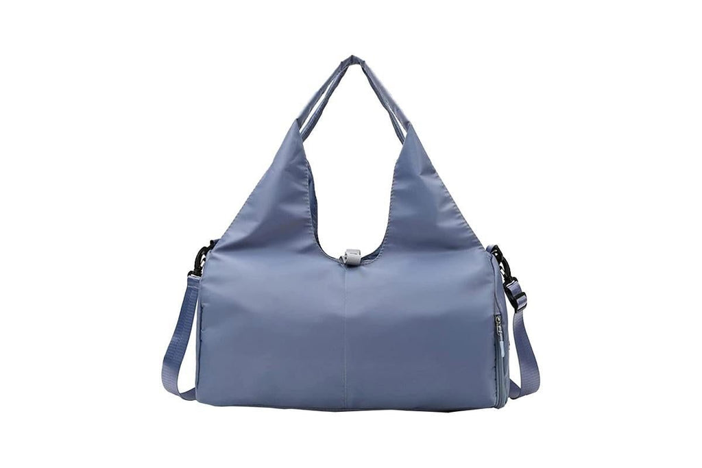 Gym Tote Bag with Shoe Compartment and Wet Dry Storage Pockets for Women Travel Duffel Bag Yoga Gym Bags with Yoga Mat Holder -Pink