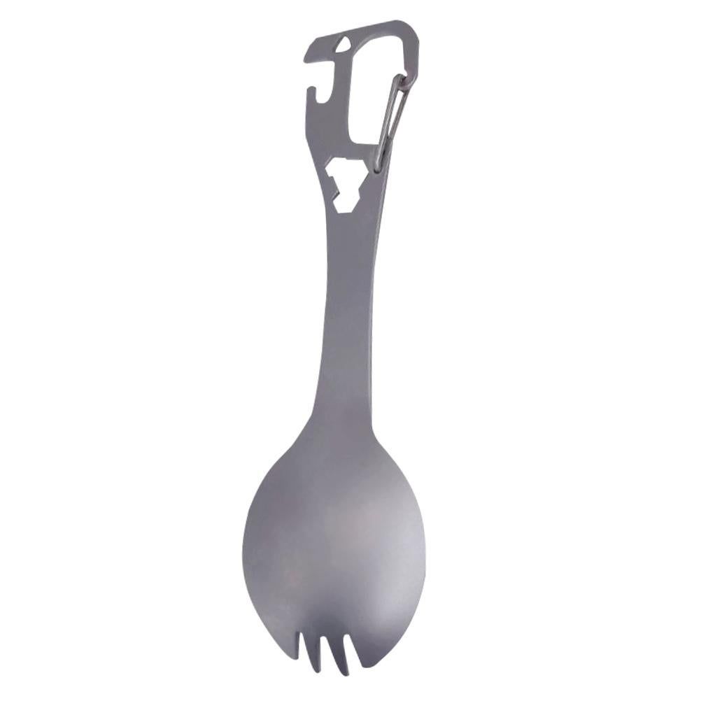 Camping Bottle Opener Spoon Portable Tool Fork Spoon Multi-use Camping Fork Outdoor Fork