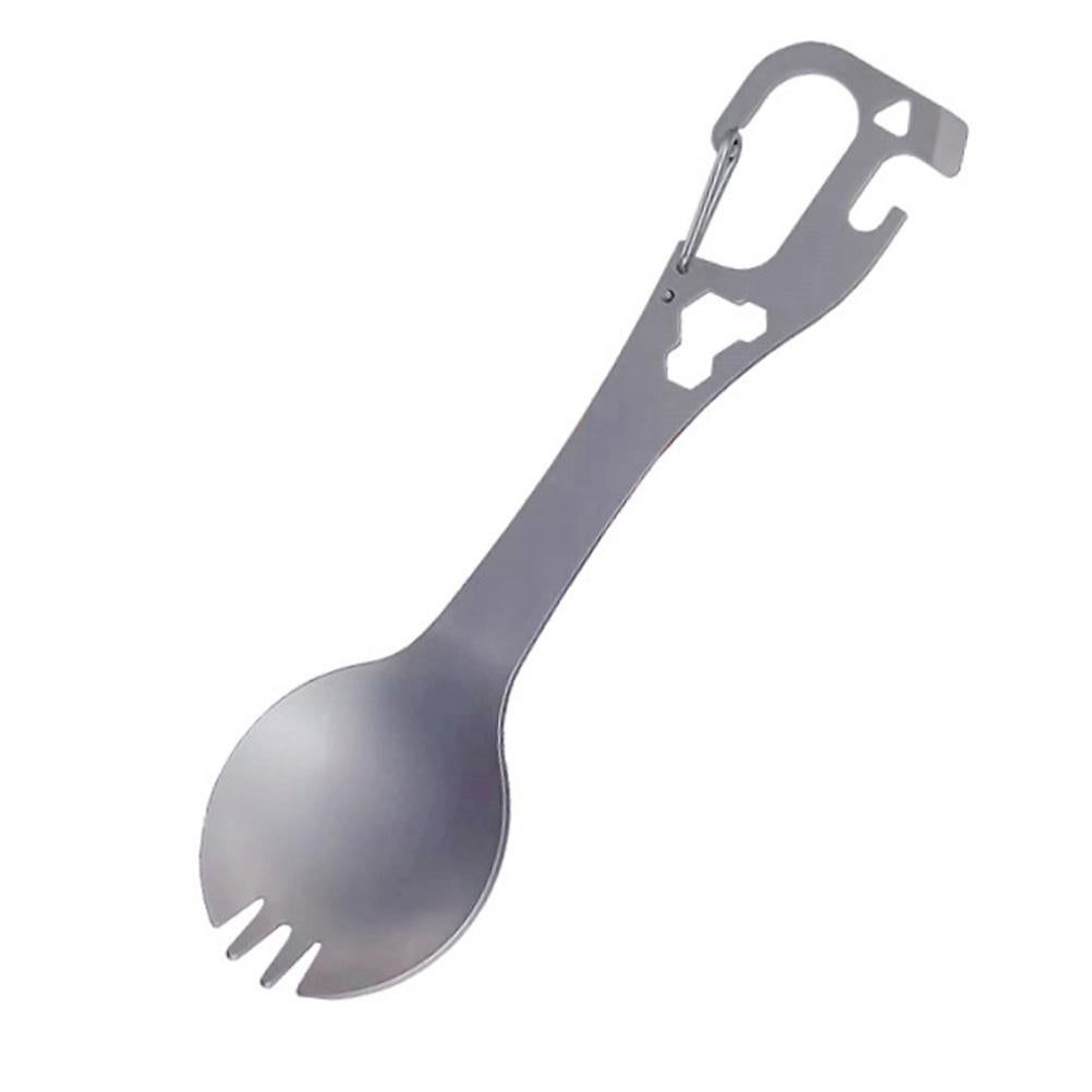 Camping Bottle Opener Spoon Portable Tool Fork Spoon Multi-use Camping Fork Outdoor Fork