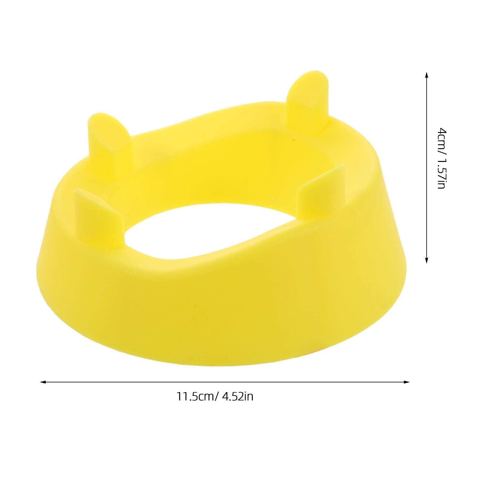 4pcs Football Kicking Tee - Sport Ball Display Rack - Field Goal Kicking Holder Stand - Football Training Equipment Yellow