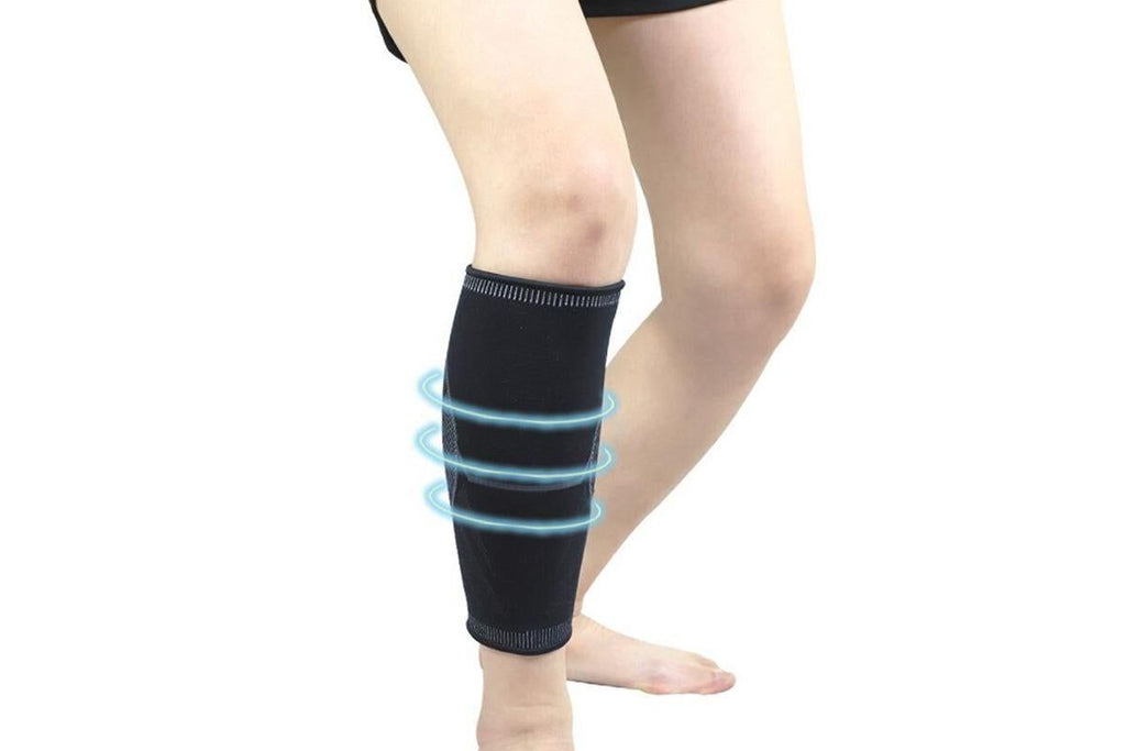 2Pcs Calf Compression Sleeves Support Shin Splints Running Sports Unisex - L