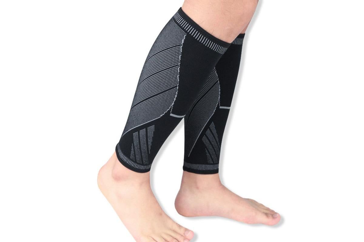 2Pcs Calf Compression Sleeves Support Shin Splints Running Sports Unisex - S