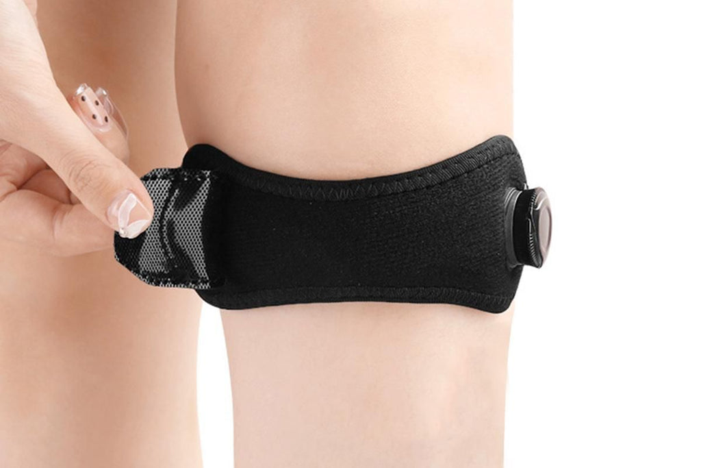 2PCS Knee Compression Sleeve Adjustable Patella Support Strap For Sports And Fitness