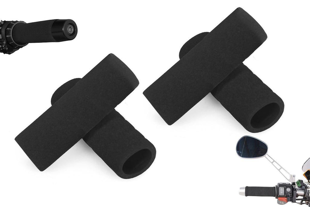4 PCS Motorbike Comfort Grips Anti Slip Universal Sponge Handlebar Grip Covers for Motorcycle Scooter