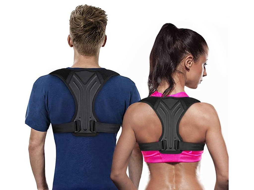 Adjustable Posture Corrector for Posture Correction Back Straightener -Black / S