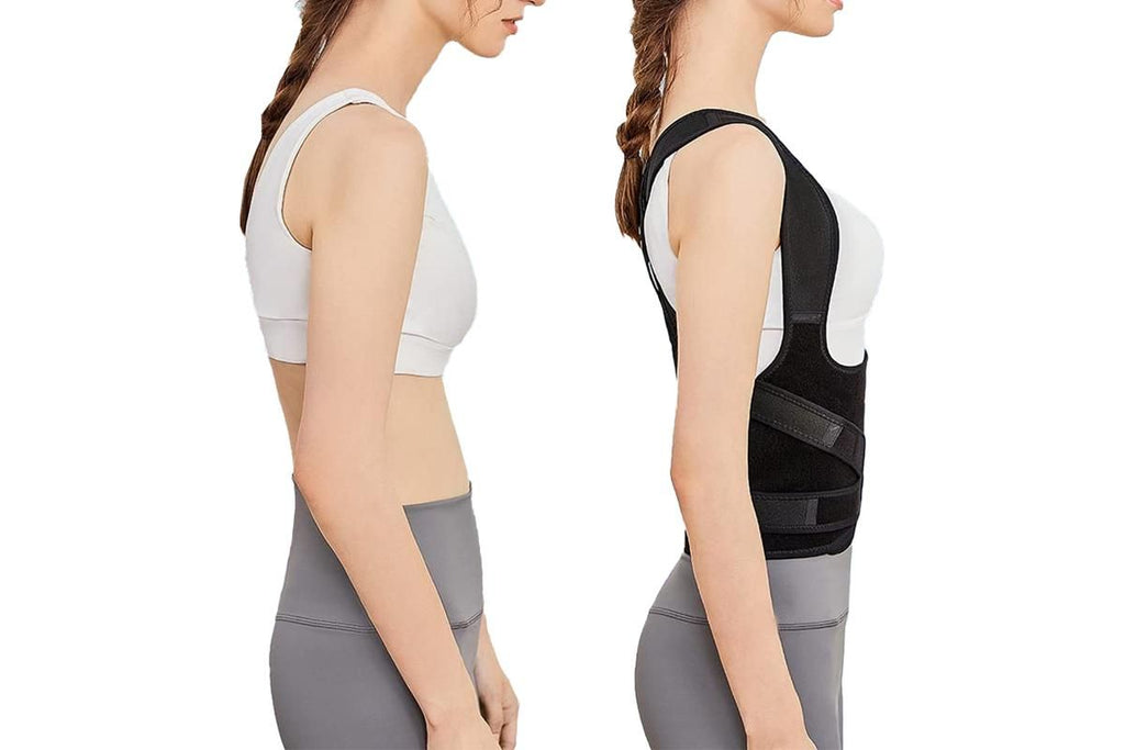 Back Brace Posture Corrector for Women and Men Back Straightener Scoliosis and Hunchback Correction -L