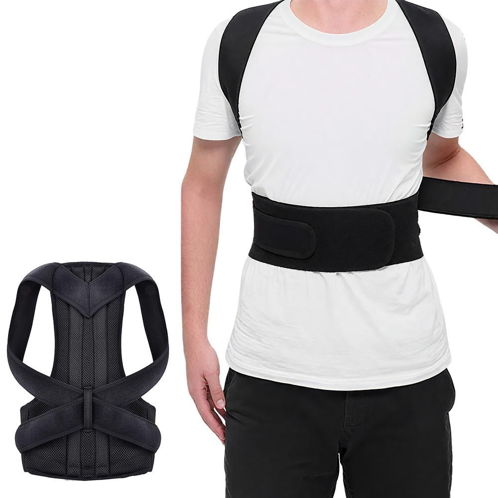 Back Brace Posture Corrector for Women and Men Back Straightener Scoliosis and Hunchback Correction -L