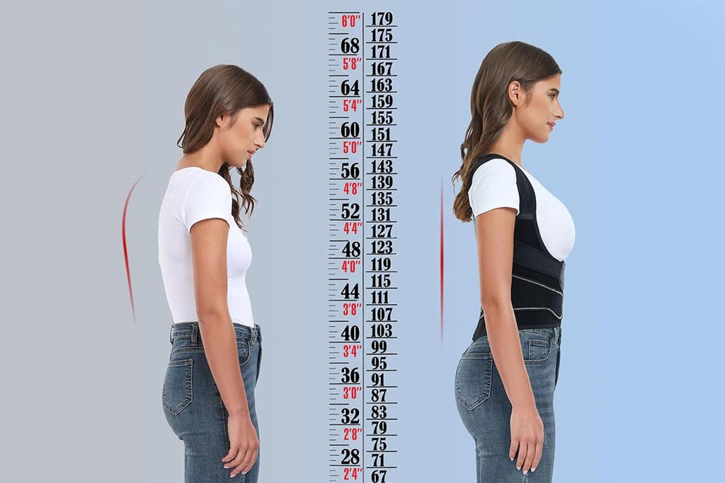 Back Straighter for Lower Back Pain Relief Back Brace Posture Corrector with Spine Vertical Alignment System -L