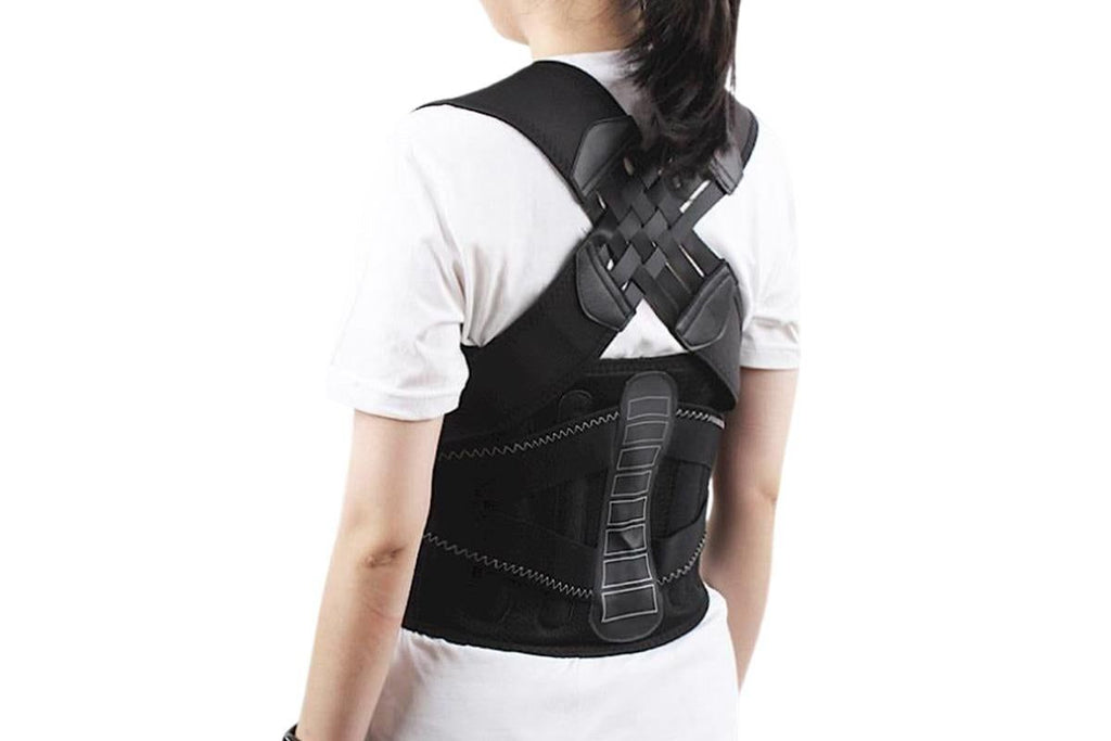 Back Straighter for Lower Back Pain Relief Back Brace Posture Corrector with Spine Vertical Alignment System -L