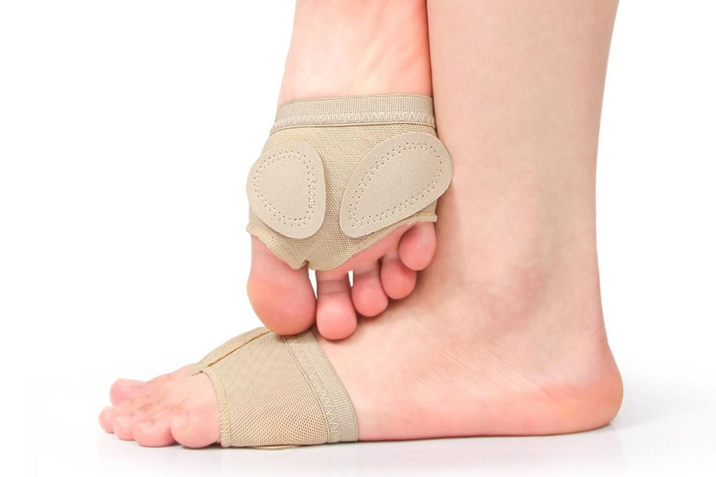 Foot Thongs Toe Undies Forefoot Shoes Ballet Dance Paws Pad Cover Half Lyrical - S