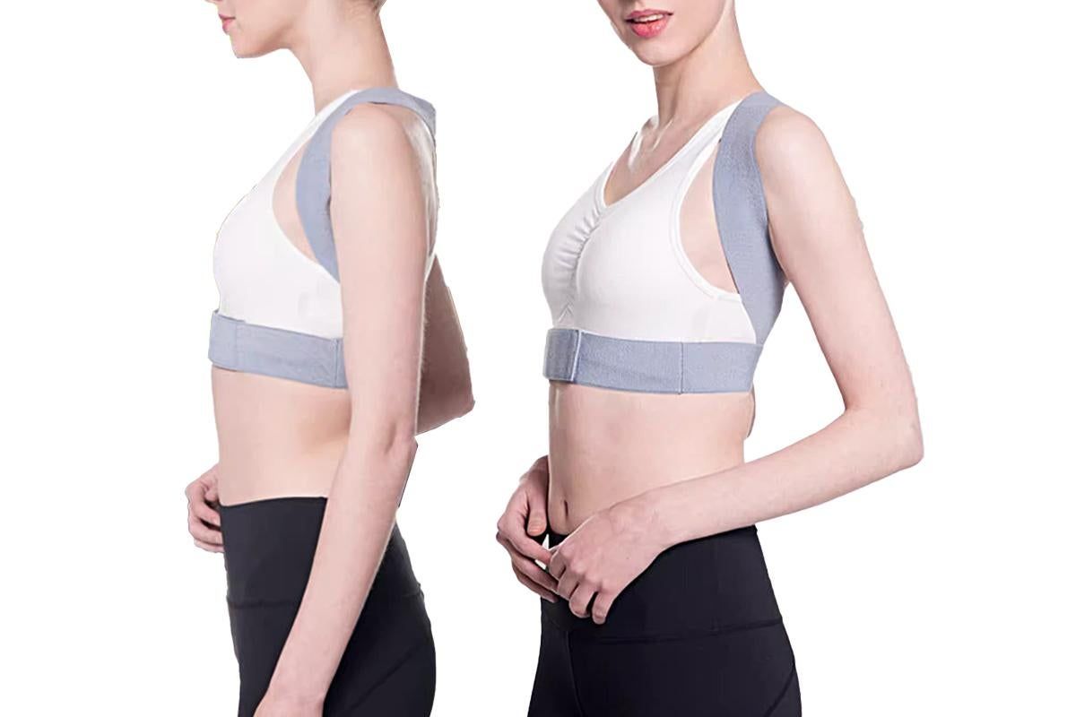 Posture Corrector for Women Adjustable Back Brace For Clavicle Shoulder Support and Providing Neck Shoulder -S