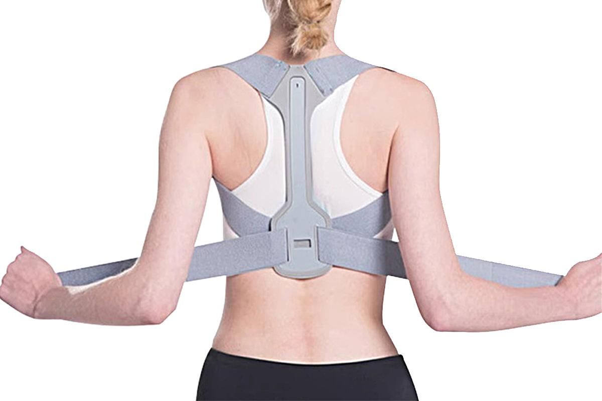 Posture Corrector for Women Adjustable Back Brace For Clavicle Shoulder Support and Providing Neck Shoulder -L