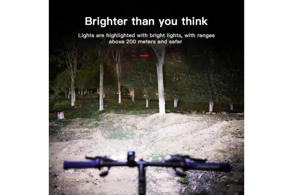 Bike Light Set Rechargeable LED Bicycle Lights Waterproof Headlight Front Rear