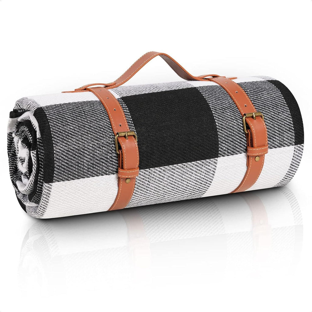Outdoor Picnic Blanket Waterproof Mat Extra Wide Camping Tent Ground Sheet for Hiking and Outdoor Activities - Blue M