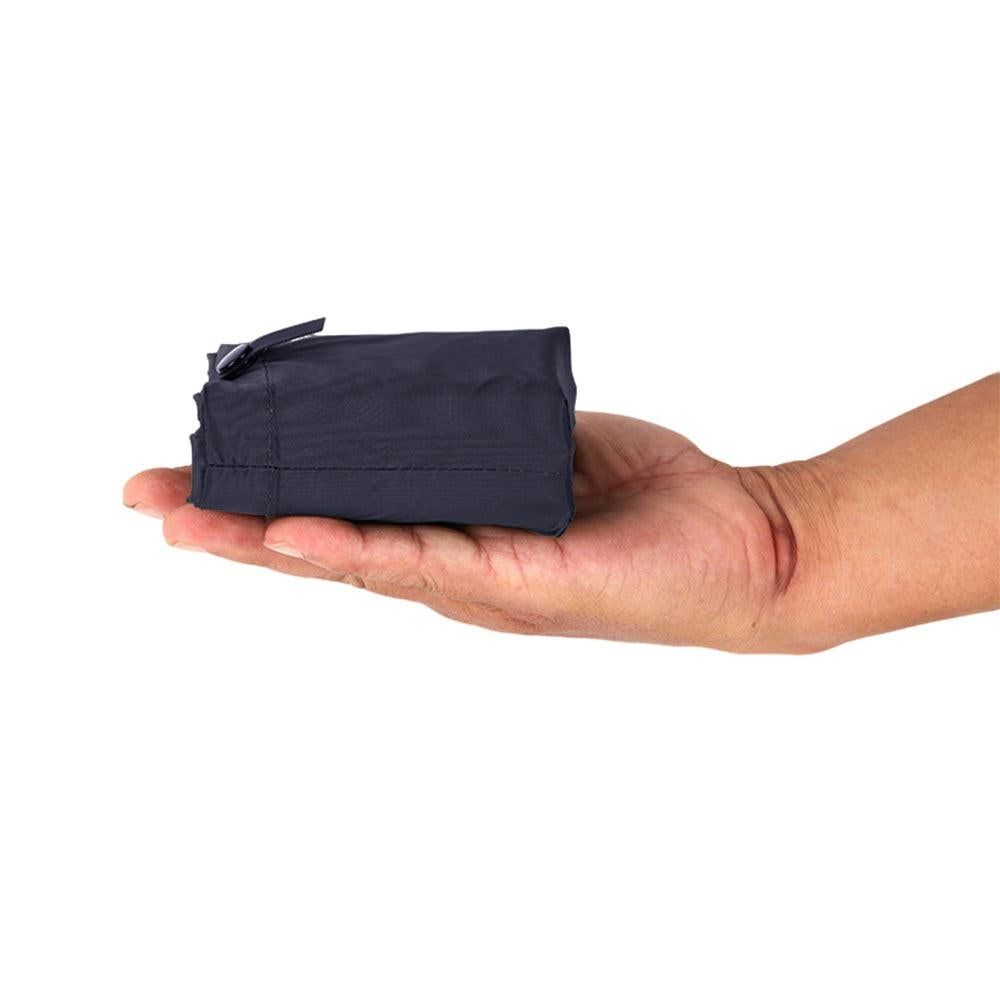 Foldable Inflatable Camping Seat Cushion Portable Seat Pad for Travel Outdoors Black