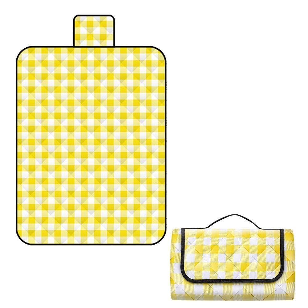 Foldable Picnic Mat Water-resistant Soft Camping Blanket Beach Outdoor Mat Red S