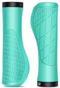 Bicycle Grips Mountain Bike 1 Pair Including Installation Tools Ergonomic - Cyan Gripps Handlebar Grips Tape & Pads