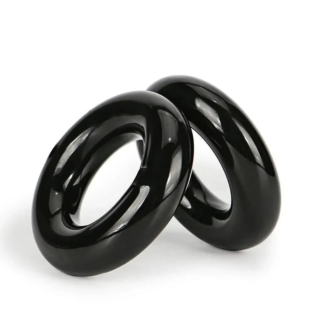 2PCS Golf Swing Trainer Weight Power Swing Ring for Golf Clubs Training Aid - 2pcs Two-Tone