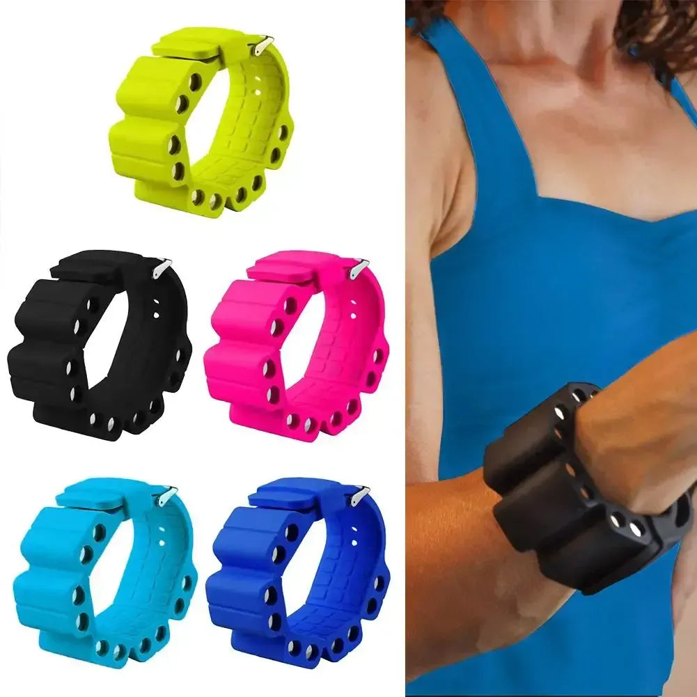 2Pcs Wrist Weights Adjustable Bracelet For Fitness Exercise Walking Jogging Yoga Gym - Pink