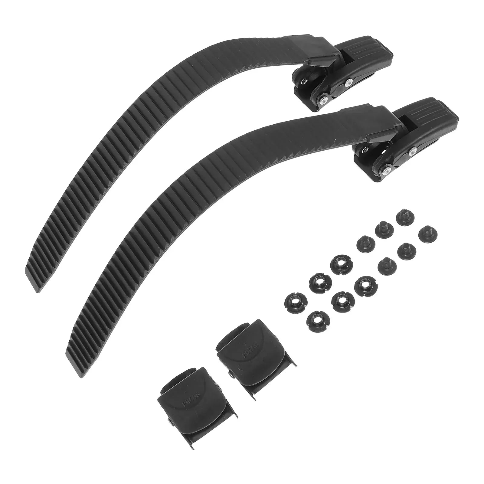 2 Sets Skate Belt Strap Roller Accessory Plastic Buckle Replacement